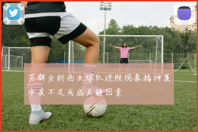 苏群分析西决球队连败现象精神集中度不足或成关键因素